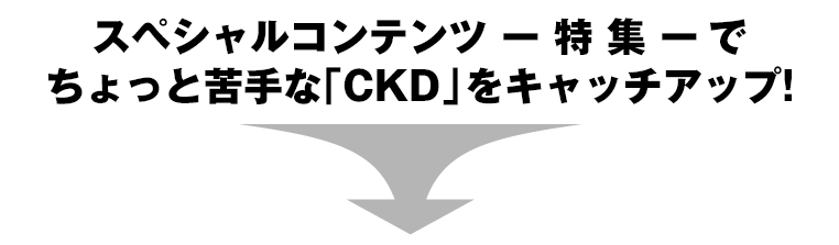 スペシャルコンテンツ　特 集  でちょっと苦手な「CKD（慢性腎臓病）」をキャッチアップ！
