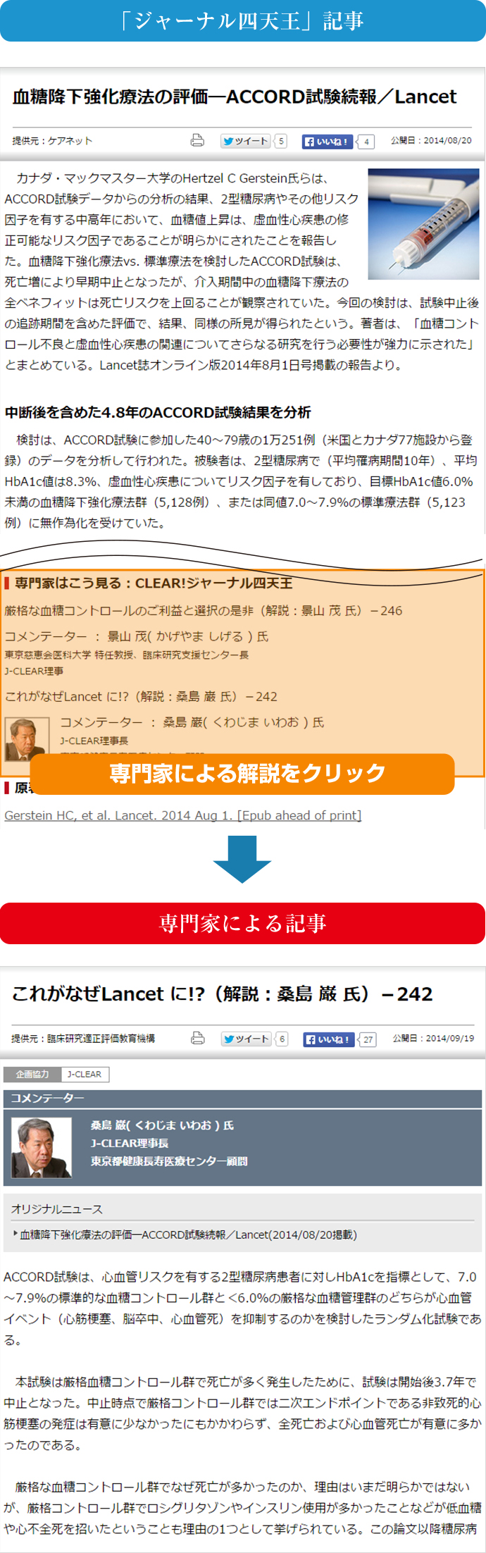 「ジャーナル四天王」記事→専門家による記事