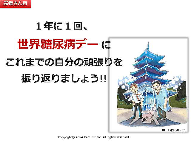 1年に１回自分の頑張りを振り返るのイメージ