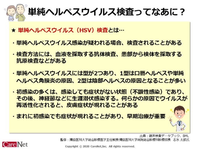 単純ヘルペスウイルス検査ってなあに？のイメージ