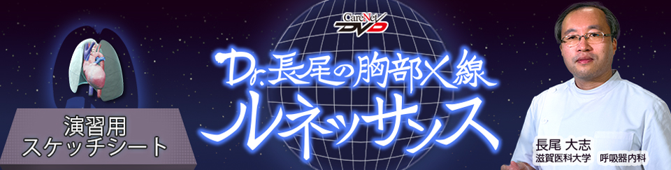 Dr.長尾の胸部X線ルネッサンス　演習用スケッチシート