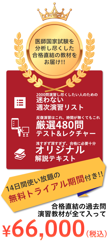 計画不要の医師国家試験対策 テスレク｜医師向け医療ニュースはケアネット